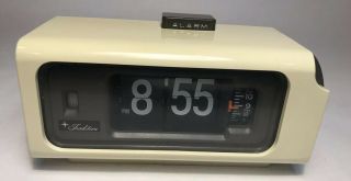 Vintage Sears Roebuck Flip Number Alarm Clock Model No.  4 7138