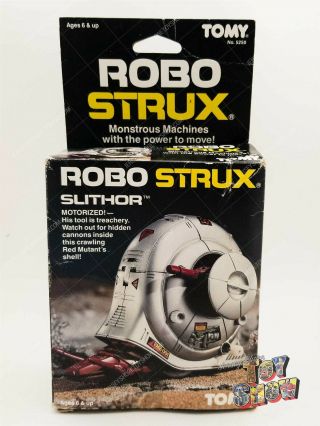 Vintage 1986 Tomy Robo Strux / Zoids Slithor Snail Type Mib - Malder