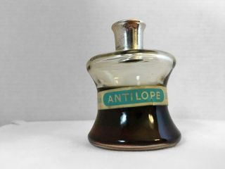 Vintage Parfums Weil Antilope Secret De Venus Bath Oil,  1 Oz.  Bottle 1/2 Full