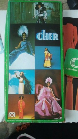 Vtg Barbie Cher Bob Mackie Doll Sun Kissed Complete 1970 ' s Outfit Groovy Mod Era 5