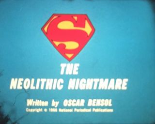 Vintage 1968 Superman ”The Neolithic Nightmare” 16mm Film Cartoon 3