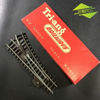 Nos Vintage Boxed Triang Railways R491 Right Hand Point Operated Oo Gauge Track