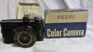 Vintage Late 1940s Early 1950s Regal Camera By Spartus Camera