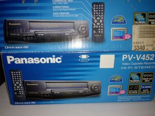 Panasonic Pv - V4521 4 Head Vcr Recorder Vhs Player Omnivision Hi - Fi -