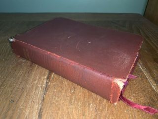 Vintage 1950s Cambridge Holy Bible Authorized Kjv India Paper Leather