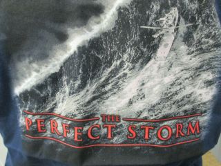 VINTAGE HANES THE PERFECT STORM FILM 2000 XL T - SHIRT GEORGE CLOONEY MARK WAHLBER 2