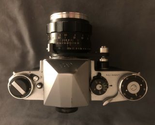 Vintage Beseler Topcon B Camera w Auto - Topcor 58mm F1.  8 Lens w/Case 3