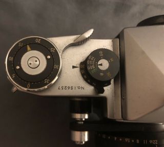 Vintage Beseler Topcon B Camera w Auto - Topcor 58mm F1.  8 Lens w/Case 4