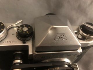 Vintage Beseler Topcon B Camera w Auto - Topcor 58mm F1.  8 Lens w/Case 7