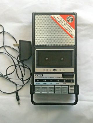 Vintage General Electric 3 - 5003b Cassette Tape Recorder Player