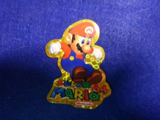 Nintendo Mario 64 Vintage Vending Machine Sticker