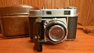 Vintage Kodak Retina Ii C Folding Rangefinder Camera With Case