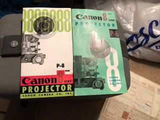 Cannon 8 Mm Film Projector Instruction Book