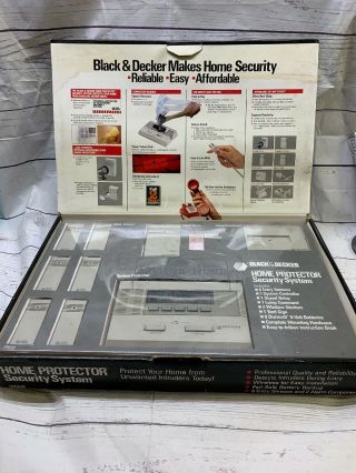 Vintage Black & Decker Home Protector Security System Model 9105B 2