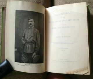 1885 Book THE CONGO The Founding of Its State By Henry M.  Stanley 1st ED 2