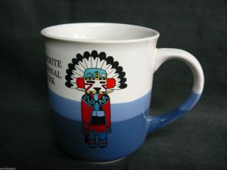 Vintage Yosemite National Park Coffee Mug Cup Kachina Doll
