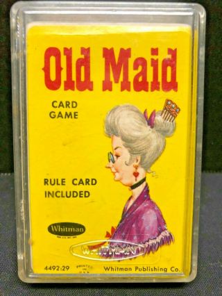 Vintage Old Maid Card Game 4492 Whitman 1960 
