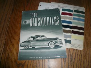 1948 Oldsmobile 88 98 Futurematic With Acme Paint Chips Package - Vintage Oem