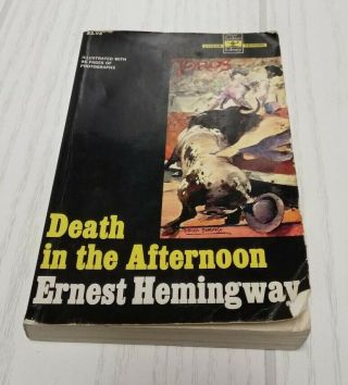Vintage Ernest Hemingway Death In The Afternoon Scribners Paperback