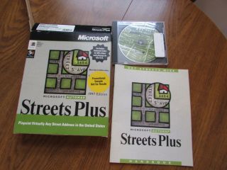 Microsoft Streets Plus 1997 Ed.  For Windows 95 Or Nt Workstation 4.  0 Promo