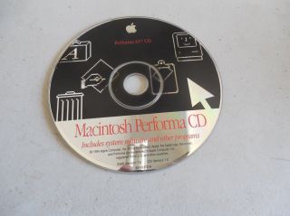 Apple Macintosh Performa 637 Cd System Software 691 - 0372 - A 7.  5 Cd Version 1.  0