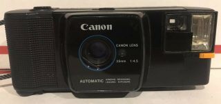 Canon Snappy 20 35mm Point And Shoot Camera
