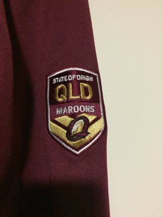 Rugby State Of Origin Queensland Maroons 80s Vintage Style Hoodie Jacket Size 16 5