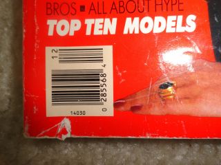 Vtg Model 1988 Brooke Shields Johnny Depp Lingerie models Pebbles Guess ads top 3