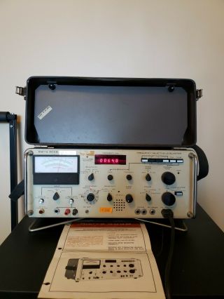 Vintage Sierra 303b Frequency Selective Level Meter Philco Ford