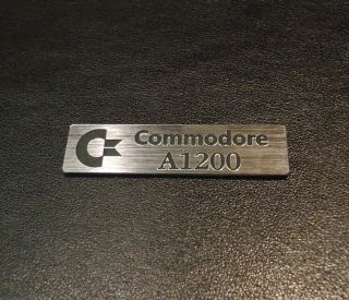 Commodore Amiga 1200 Label / Logo / Sticker / Badge 49x13 Mm [263]