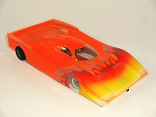 Vintage Parma 1/ 24th Scale Orange Slot Car W Body,  Chassis & Motor