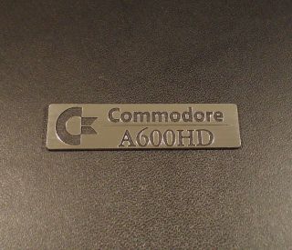 Commodore Amiga 600 HD Label / Logo / Sticker / Badge 49 x 13 mm [261b] 2