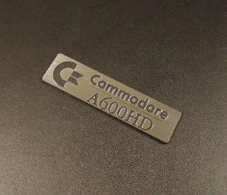 Commodore Amiga 600 HD Label / Logo / Sticker / Badge 49 x 13 mm [261b] 3