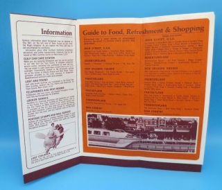 VINTAGE 1972 WELCOME TO DISNEYLAND Brochure Map Guide Rock n Roll Reunion 2