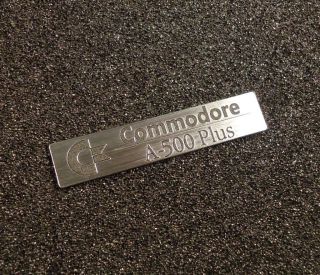 Commodore Amiga 500 Plus Label / Logo / Sticker / Badge 68mm x 14mm [247] 4