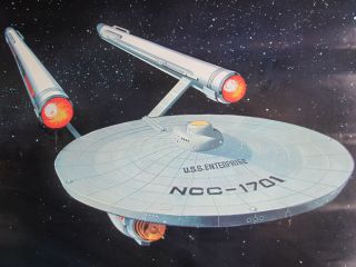 1976 Star Trek ENTERPRISE Vintage Memorabilia Poster Dargis 3435 John Carlance 2