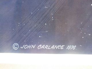 1976 Star Trek ENTERPRISE Vintage Memorabilia Poster Dargis 3435 John Carlance 3