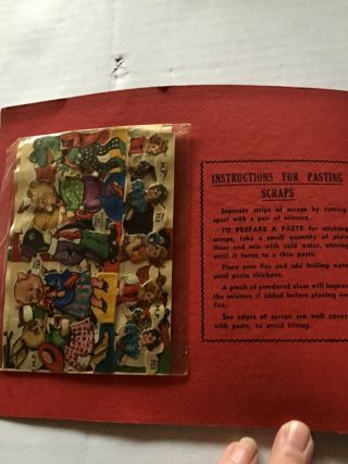 Vintage Scrap Book - 1st Packet of Paper Scraps,  1 Packet of Scraps 2