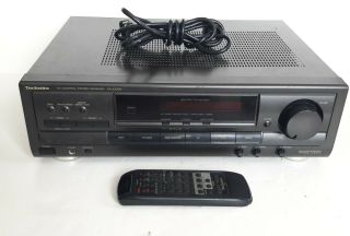 Technics Sa - Ex300 5.  1 Ch Audio Video Home Theater Surround Sound Receiver W/ctrl