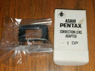 Vintage Asahi Pentax Diopter Correction Lens Adapter M - 1 Japan Nos Nib