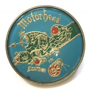Motorhead - Bomber - Old Og Vintage 70/80`s Crystal Prismatic Metal Pin Badge
