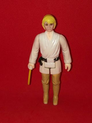 Vintage Star Wars Farmboy Luke Skywalker Kenner Action Figure 1977 Anh