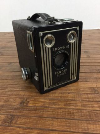 Art Deco Mid Century Kodak Brownie Target Six - 20 Box Camera