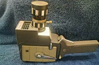 Holiday Vintage Reflex Zoom 8mm Movie Camera W/pistol Grip By Mansfield - 0706