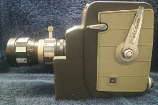 Holiday Vintage Reflex Zoom 8mm Movie Camera w/Pistol Grip By Mansfield - 0706 2