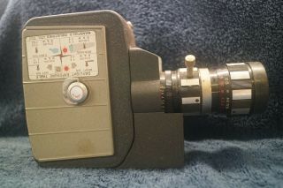 Holiday Vintage Reflex Zoom 8mm Movie Camera w/Pistol Grip By Mansfield - 0706 4