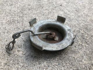 Vintage 5 Gallon Jerry Gas Can Cap / Lid,  Cap Only,  Metal Gas Cap