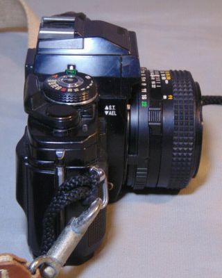 Vintage Minolta X - 700 MPS 35mm SLR Black Film Camera w/ Strap Estate Fresh 4