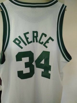 Vtg Nike Team Paul Pierce 34 Boston Celtics Nba Men’s Sewn Jersey Size 2xl
