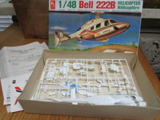 Vintage Hobby Craft 1/48 Bell 222b Helicopter Model